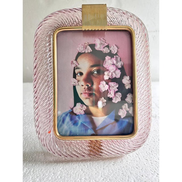 Ametista Torchon Murano Glass Picture Frame by Simoeng, in Exhibition Piece conditions. Designed from 2000