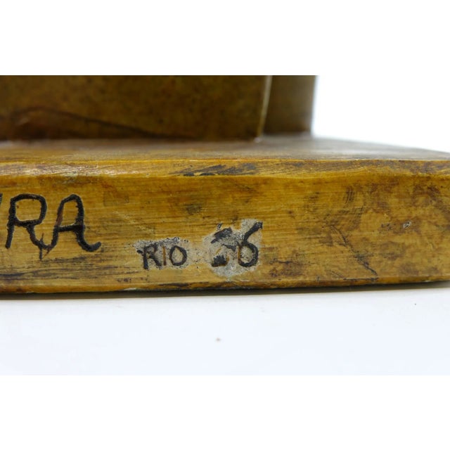 Late 20th Century Large Carved Stone Pharaoh For Sale - Image 6 of 7