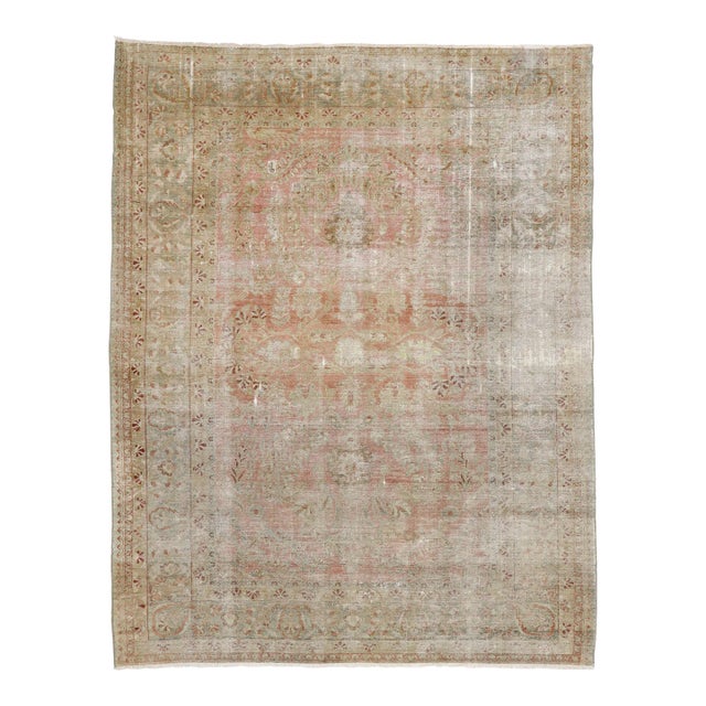 Antique Persian Lilihan Rug - 07'07 x 09'08 For Sale