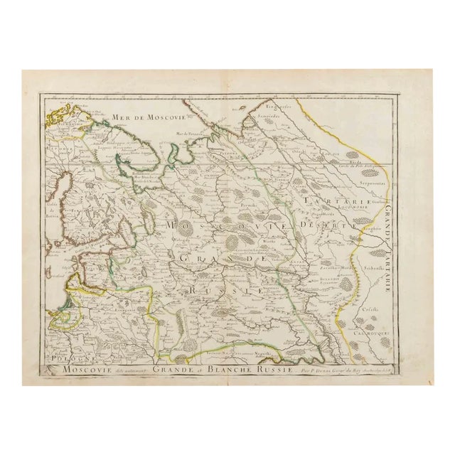 Pierre Duval-Lecamus, Muscovy Said Differently\., Etching, 1676 For Sale