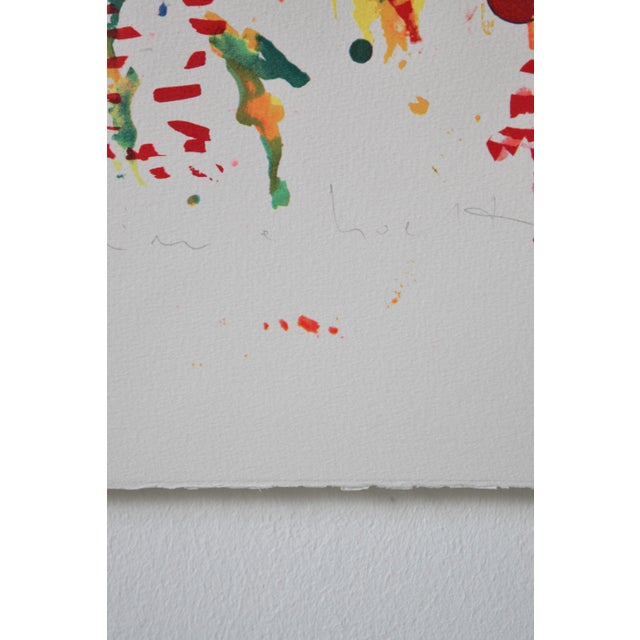 1980s Alighiero Boetti, Jumping from Pole to Frasca, 48-50, Silkscreen, 1986 For Sale - Image 5 of 6