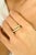 Contemporary Diamond Bypass Ring in 14k Yellow Gold Size 6 For Sale - Image 4 of 10