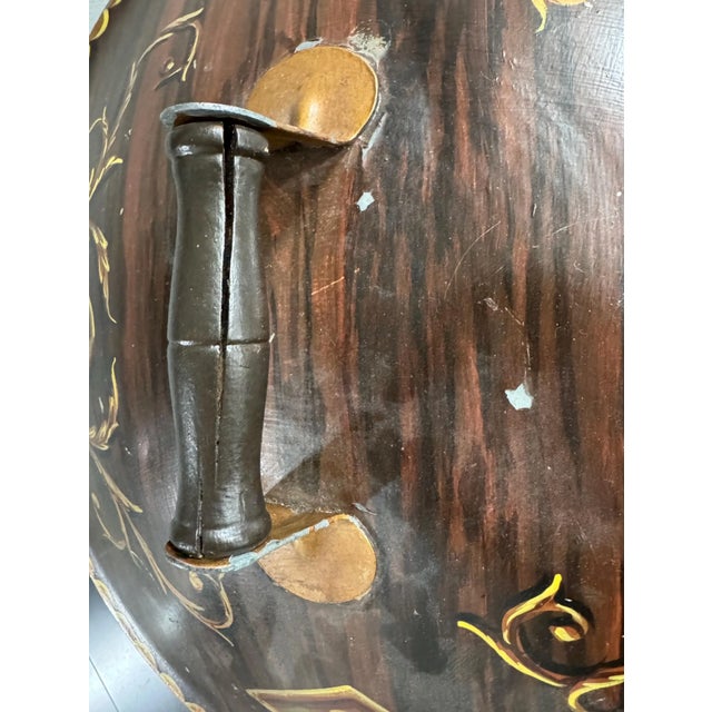 Vintage Bob Christian 1998 Decorative Metal Coal Bucket 18.5"x16" With Lid by Artist For Sale - Image 10 of 13