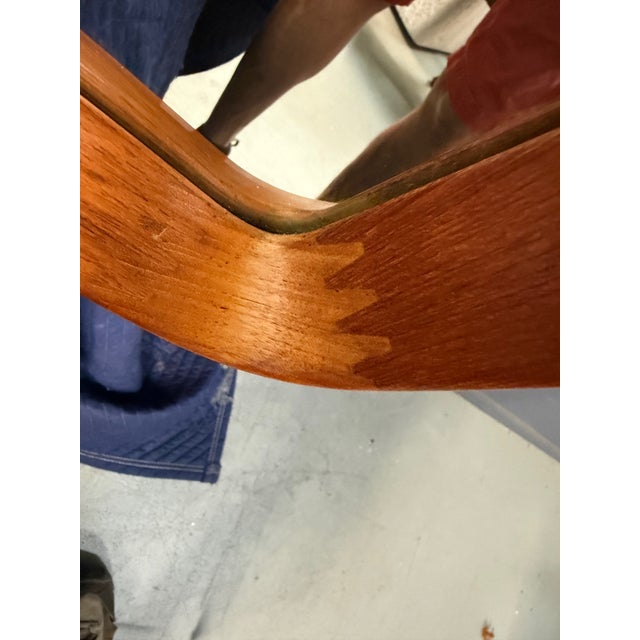 Pedersen & Hansen Teak Wall Mirror in Teak Mid 20th Century For Sale - Image 9 of 12