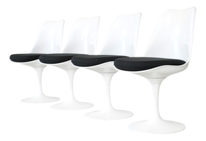 Pivoting Tulip Chairs by Eero Saarinen for Knoll, 1960s, Set of 4