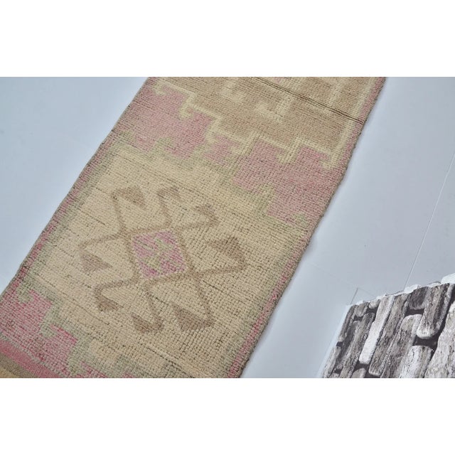 Handmade wool carpet in Turkish Anatolia , Vintage Oushak Rug,Turkish Vintage Anatolian Rug, Handmade wool Rug . One Of...