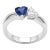 18k Gold Cocktail Ring With 0.83ct Color Stone & 0.51ct Fancy Diamonds For Sale