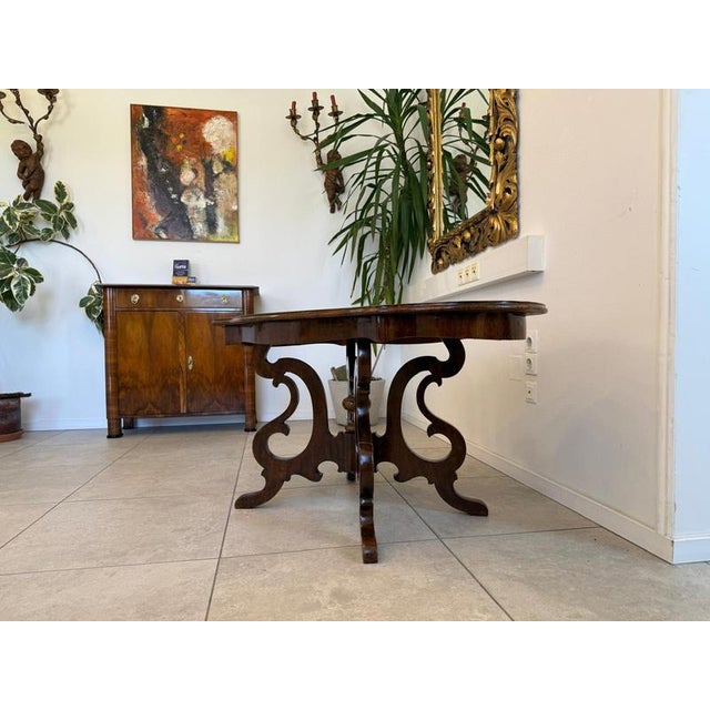 Late Biedermeier Coffee or Side Table in Walnut For Sale - Image 16 of 16