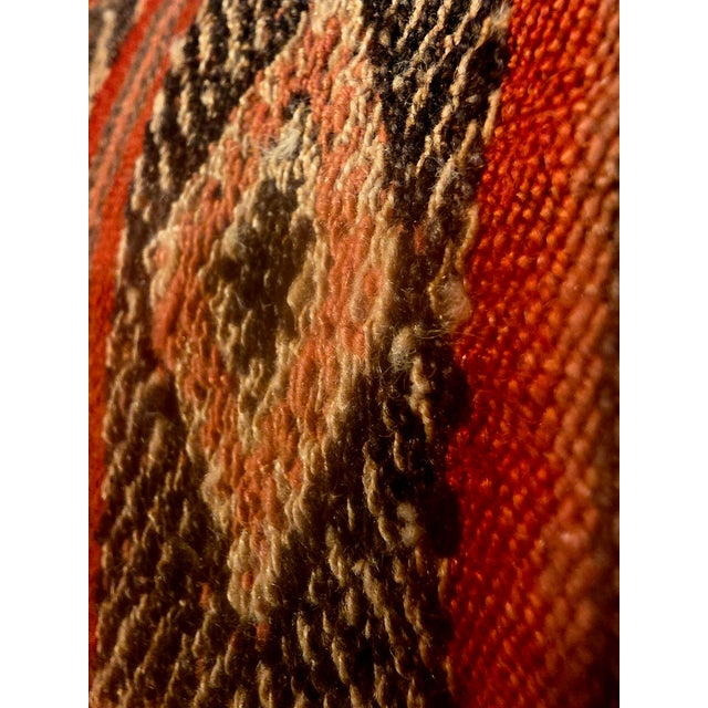 Early 20th Century Antique Andean Child’s Handwoven Wool Poncho Textile – Collectible Folk Art For Sale - Image 5 of 7