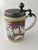 Vintage Cylindrical Mug with Pewter Lid, 1970s, in Flawless conditions. Designed 1970 to 1979 This piece has an...