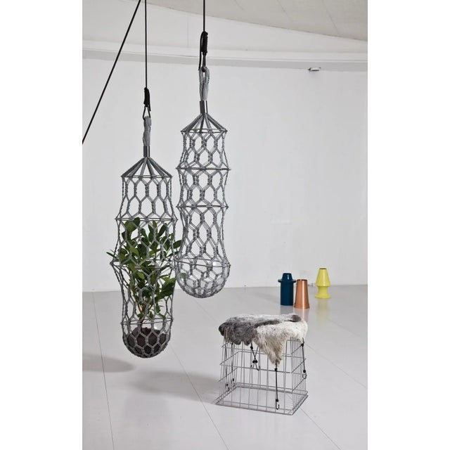 Contemporary Lucille Grand Grey Flower Cocoon by LLOT LLOV For Sale - Image 3 of 5