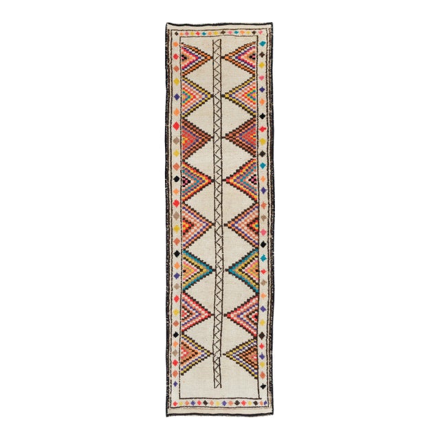 Galerie Shabab Collection Mid-20th Century Handmade Turkish Anatolian Runner For Sale