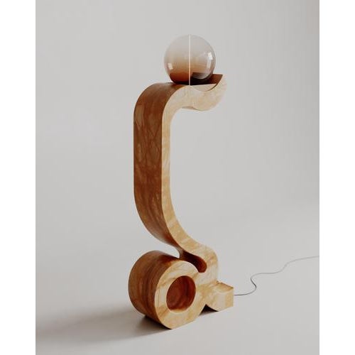 Calacatta Macchia Vecchia Lucerna Lamp by Esther Knopfler For Sale - Image 16 of 17