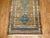 Vintage Tribal Navy Camel Primitive Zabihi Collection Persian Kurd Runner - 3'7" x 13'11" For Sale - Image 4 of 8