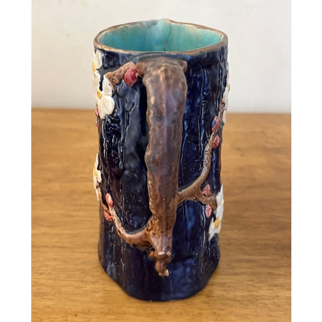 Late 19th Century Joseph Holdcroft Dogwood Pitcher, C. 1890's For Sale - Image 5 of 11