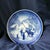 Ceramic Vintage Bing & Grondahl Holiday Plate, Blue and White, Copenhagen For Sale - Image 7 of 7