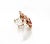 Retro 1940s Old European Cut Diamond & Ruby Screw Back Earrings, Non-Pierced For Sale - Image 4 of 10