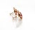 Retro Old European Cut Diamond and Ruby Screw Back Earrings For Sale - Image 4 of 10