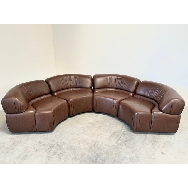 Modular Cosmos DS 28 Sofa by Ulbald Klug & De Sede, 1970s, Set of 4 For Sale - Image 16 of 16