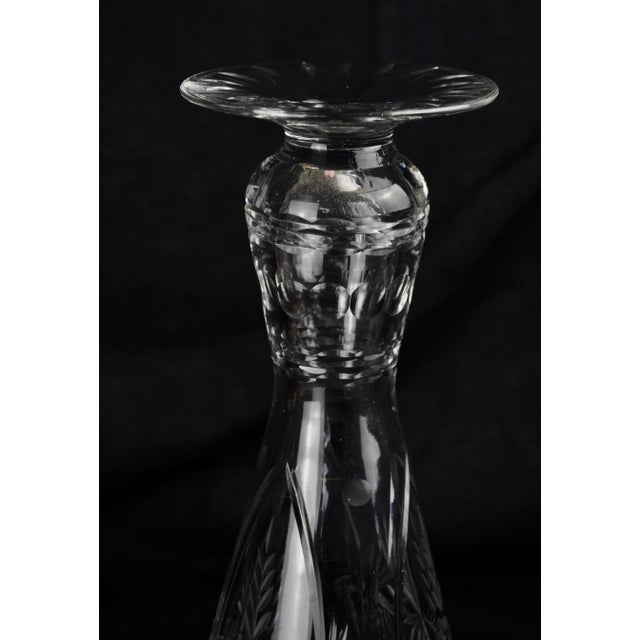 Cut Crystal Vase, 1960s For Sale - Image 7 of 11