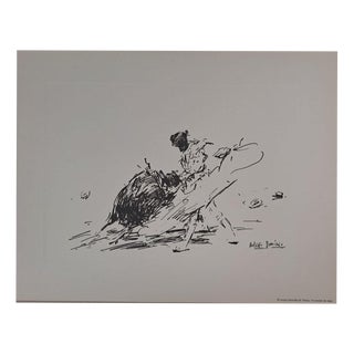 Roberto Domingo y Fallola, El Mismo Gitanillo de Triana, Lanceando de Capa, Engraving For Sale