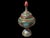 Metal Vintage Hand Painted Copper Pedestal Urn For Sale - Image 7 of 12