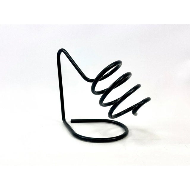 Mid-Century Spring Shaped Bottle Wine Holder, 1970s, in Flawless conditions. Designed 1970 to 1979