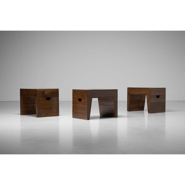 Stool by Jan de Jong for Pauluskerk Uden, 1966 For Sale - Image 3 of 18