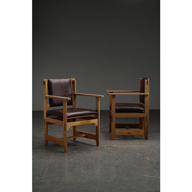 Architectural Desk Chair by Alphonse Siebers For Sale - Image 17 of 17