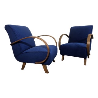 Lounge Chairs from Jindrich Halabala, 1940s, Set of 2 For Sale