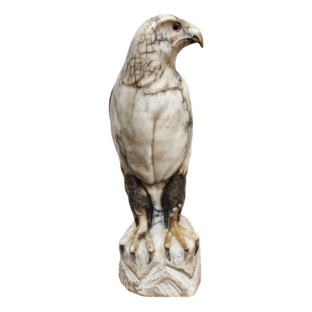 Vintage Marble Bird Sculpture, 1960s For Sale