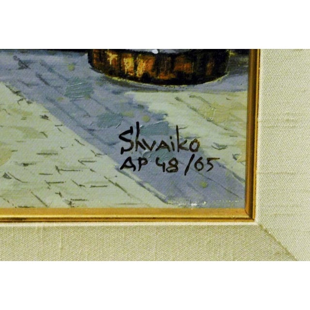 Viktor Shvaiko "La Rapiere" Framed Canvas Hand Signed Fine Art, Make Offer #Ap48 For Sale In Denver - Image 6 of 7