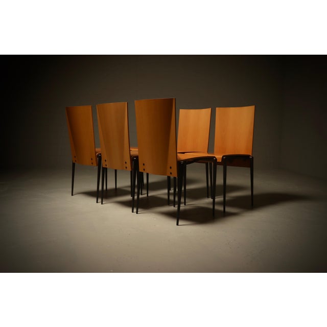 1990s Postmodern Dining Chairs from Cidue, Italy, 1990s, Set of 6 For Sale - Image 5 of 15