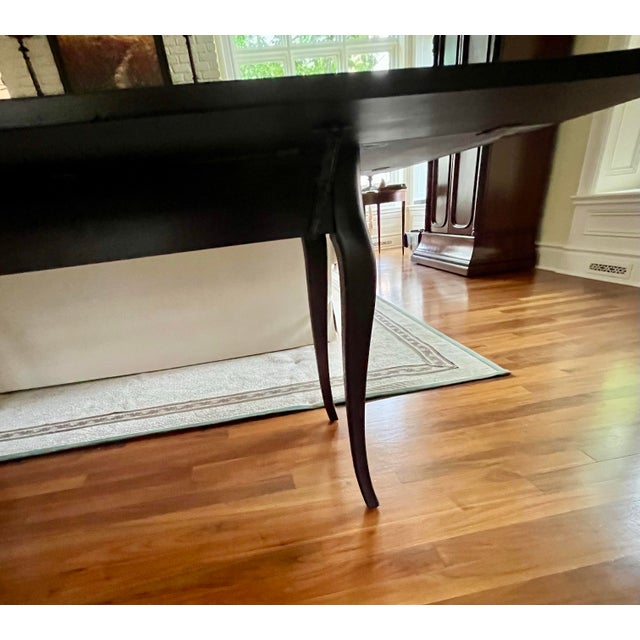 Georgian Style Drop Leaf Dining Table or Sofa Table, Seats Eight For Sale In Oklahoma City - Image 6 of 12