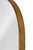 Not Yet Made - Made To Order Italian Oval Mizar Wall Mirror in Burnished Metal For Sale - Image 5 of 6