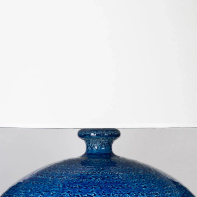 Contemporary Bradburn Home 27" Caymus Blue Lamp For Sale - Image 3 of 4