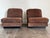 Animal Skin Vintage 1970s Attributed to Willy Rizzo Boar Leather Lounge Chairs For Sale - Image 7 of 7
