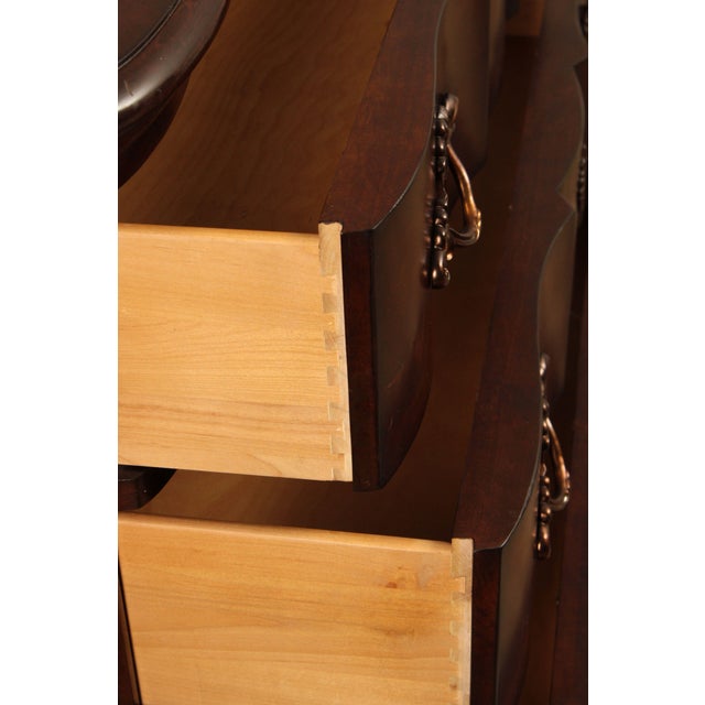 Wood Century Furniture Baroque Style Three Drawer Chest For Sale - Image 7 of 12