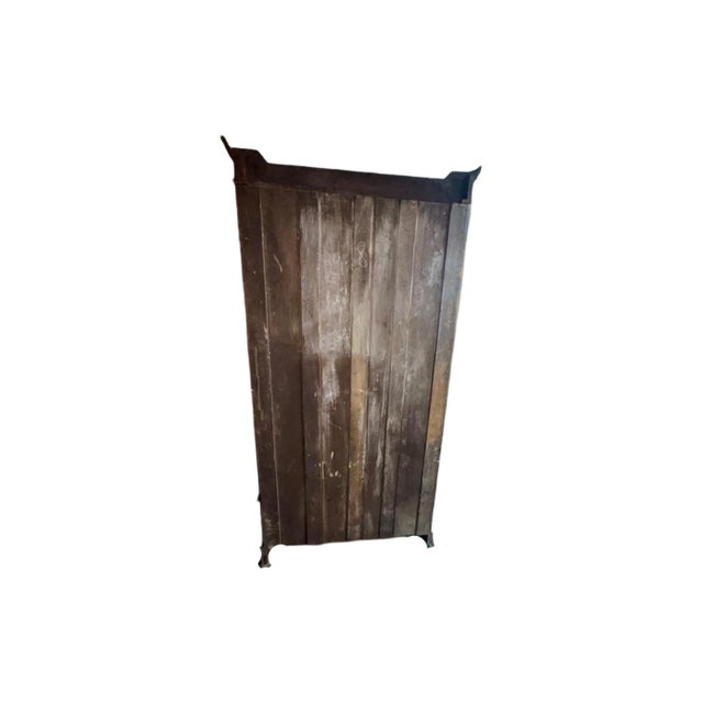 Antique c.1900's Edwardian Wardrobe Cabinet For Sale - Image 12 of 13