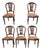 Late 18th Century Louis XVI Period Hot Air Balloon Set of Five Side Chairs For Sale