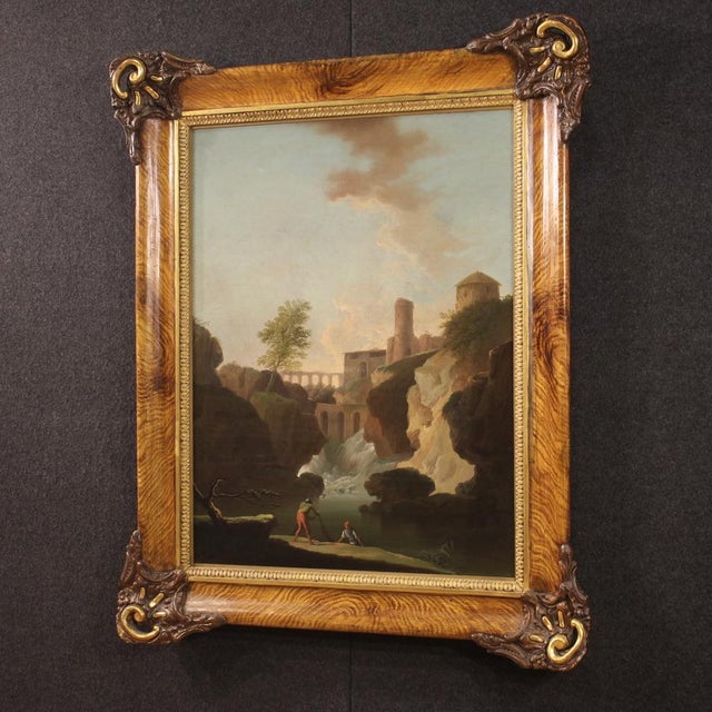 Italian Artist, Landscape, 1780, Oil on Canvas, Framed For Sale - Image 11 of 16