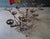 Metal 1980s Glass Top Dining Table with One of a Kind Steel Rebar Base For Sale - Image 7 of 17