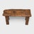 Contemporary Petite Reclaimed Elm Bench For Sale - Image 3 of 4