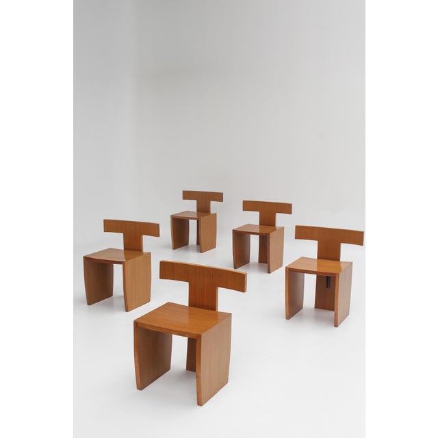 Modern Accent Chair in Light Wood, 1960s For Sale - Image 4 of 14