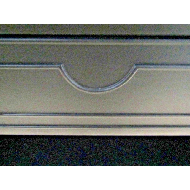 Fairfield Black One Drawer Nightstand With Built in Outlets Attributed to Fairfield Chair Company For Sale - Image 4 of 16