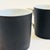 Mid Century Porcelain Demitasse Mugs - Set of 5 - Black and White Glazes For Sale In San Francisco - Image 6 of 11
