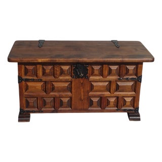 Tuscan-Style Wood Chest by Argudo Navarro, 1960s For Sale