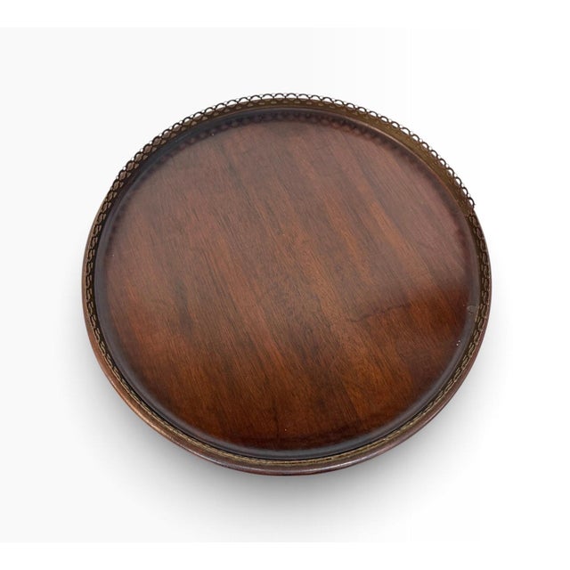 Vintage Henkel Harris Mahogany Queen Anne Pedestal For Sale In Philadelphia - Image 6 of 7