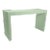 Late 20th Century Parsons Style Mint Green Console Table For Sale