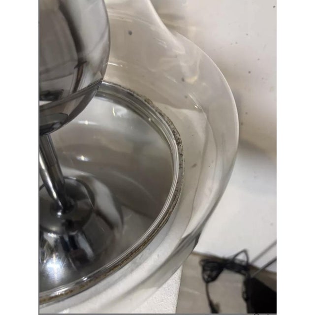 Kinetic Lamp in Glass and Metal, 1970 For Sale - Image 3 of 9
